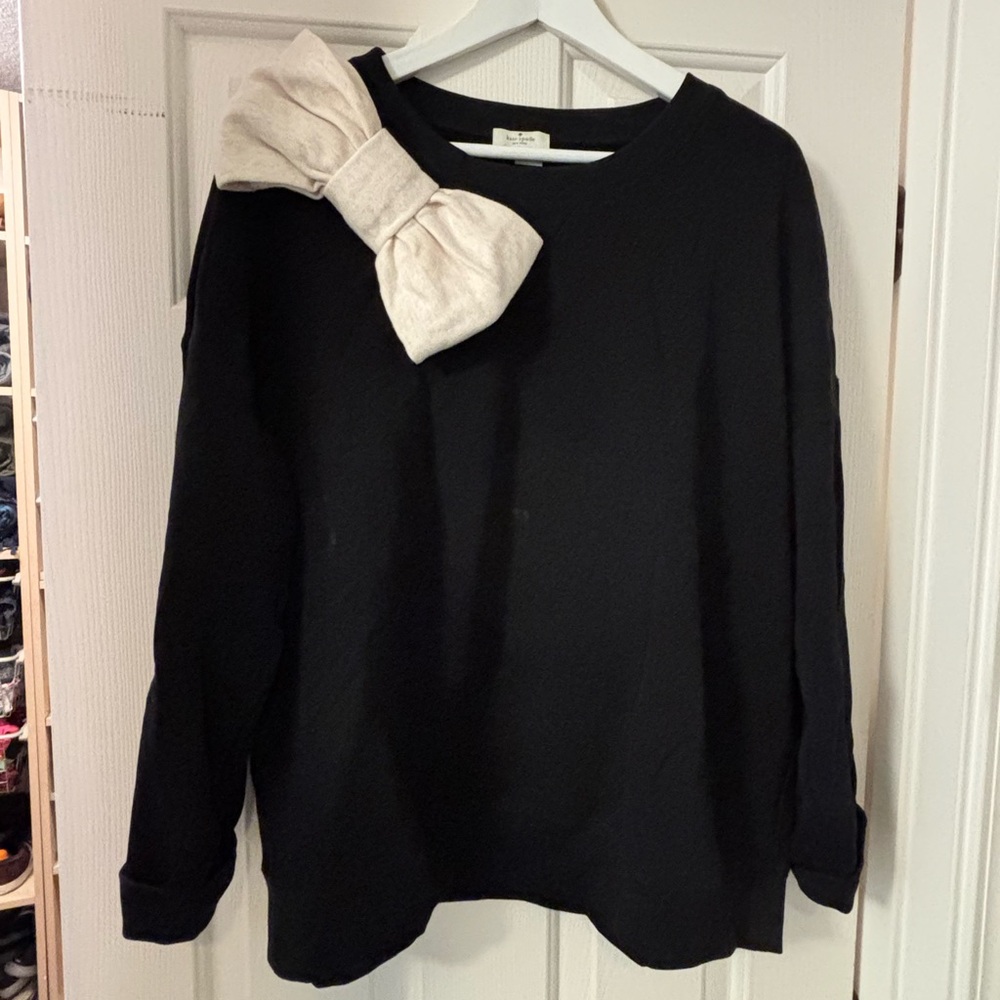 Kate Spade bow sweatshirt.